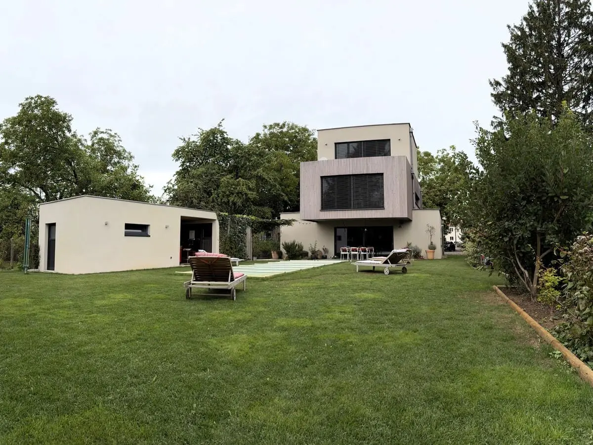 maison contemporaine, étage en ossature bois 06